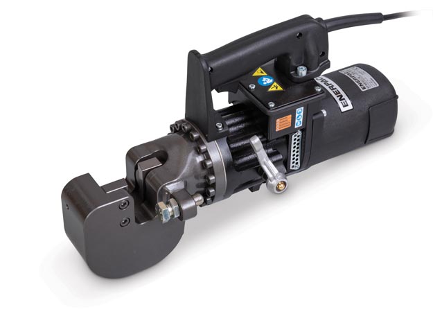 EFBE5017B, Lực cắt 265 kN, Máy cắt thanh phẳng điện, Chiều rộng vật liệu tối đa 17 mm, 120V
