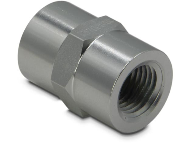 FZ1605, Phụ Kiện Áp Suất Cao, Khớp Nối, Áp suất vận hành tối đa 700 bar, Kết Nối Ren Cái NPTF 1/4″ sang Ren Cái NPTF 1/4″