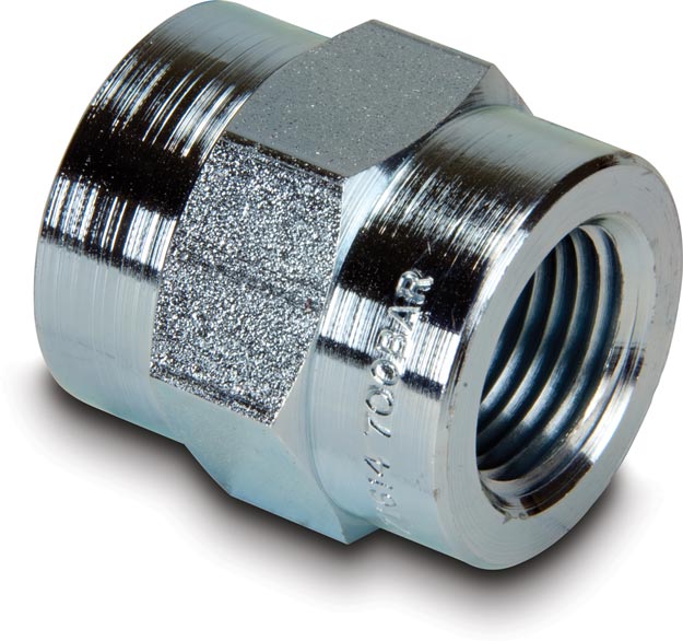 FZ1614, Phụ Kiện Áp Suất Cao, Khớp Nối, Áp suất vận hành tối đa 700 bar, Kết Nối Ren Cái NPTF 3/8″ sang Ren Cái NPTF 3/8″