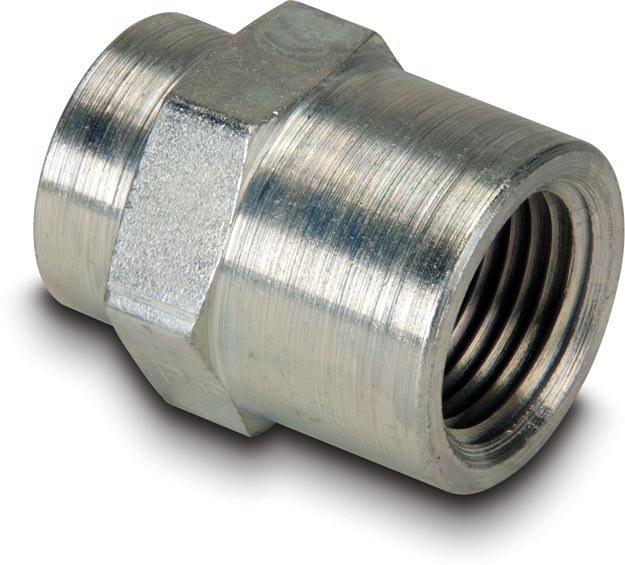 FZ1615, Phụ Kiện Áp Suất Cao, Đầu Nối Giảm Áp, Áp suất vận hành tối đa 700 bar, Kết Nối Ren Cái NPTF 3/8″ sang Ren Cái NPTF 1/4″