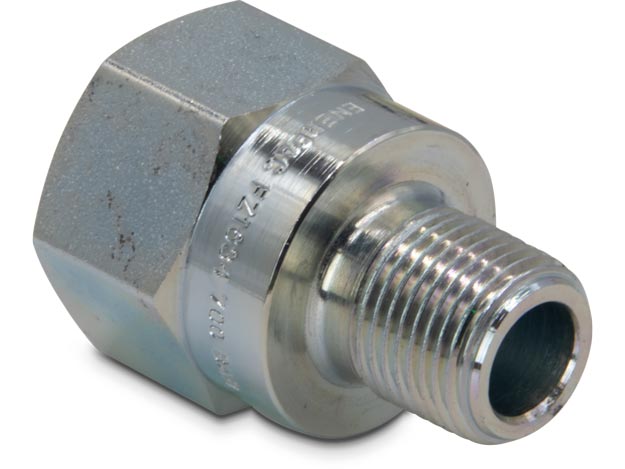 FZ1634, Phụ Kiện Áp Suất Cao, Đầu Nối, Áp suất vận hành tối đa 700 bar, Kết Nối Ren Cái NPTF 1/2″ sang Ren Đực NPTF 3/8″