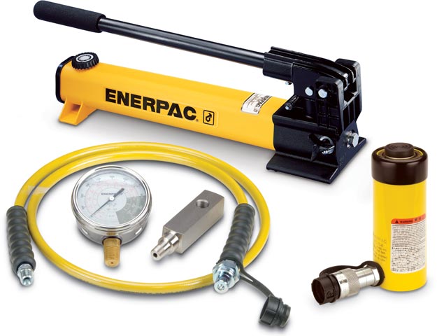 SCR154H, 142 kN, hành trình 101 mm, bộ xi lanh thủy lực và bơm tay