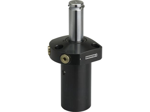SUSS121, tải trọng 10.7kN, kẹp xoay, tác động đơn, Pít tông thẳng, mặt bích trên