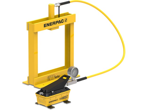 Máy ép bàn 101 kN với VLP106PAT1, xi lanh tác động đơn RC106 và bơm khí PATG1102N