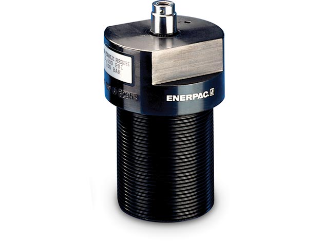 MPTS100V, Tải 8.9 kN, Hành trình 10.0 mm, Giá đỡ gia công Collet-Lok, Thân ren