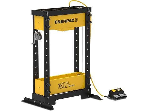 Máy ép xưởng 718 kN bao gồm XLP756XA12G, xi lanh tác động đơn RC756 và bơm khí XA12G