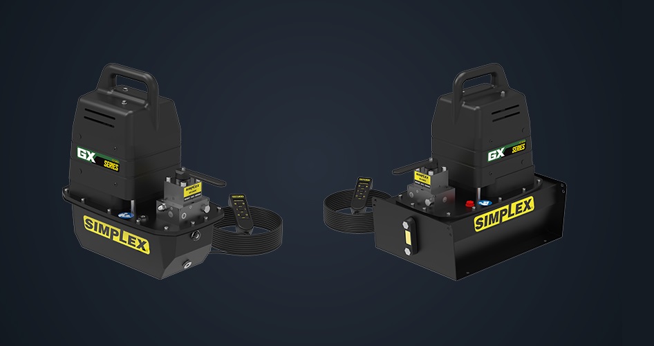 Bơm điện thủy lực <br>SIMPLEX dòng GX